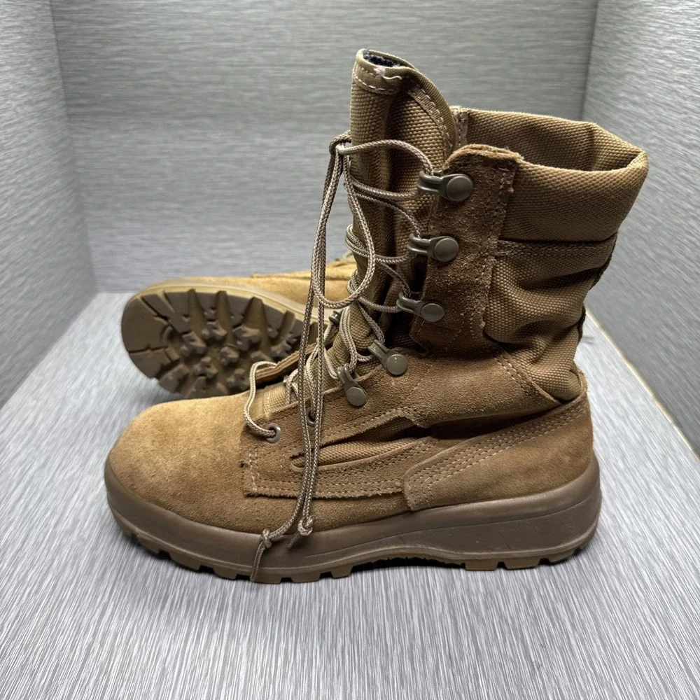 Belleville Gore-Tex AF Safe to Fly Military Combat Boots Men's 6R Tan Waterproof